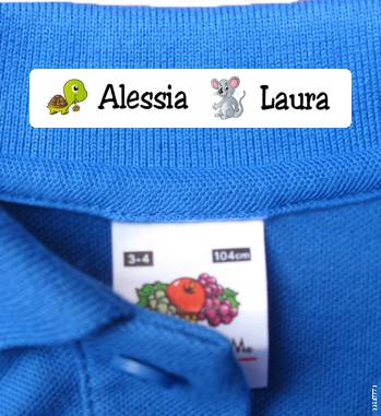 ETIQUETTES Personalisees POUR VETEMENTS